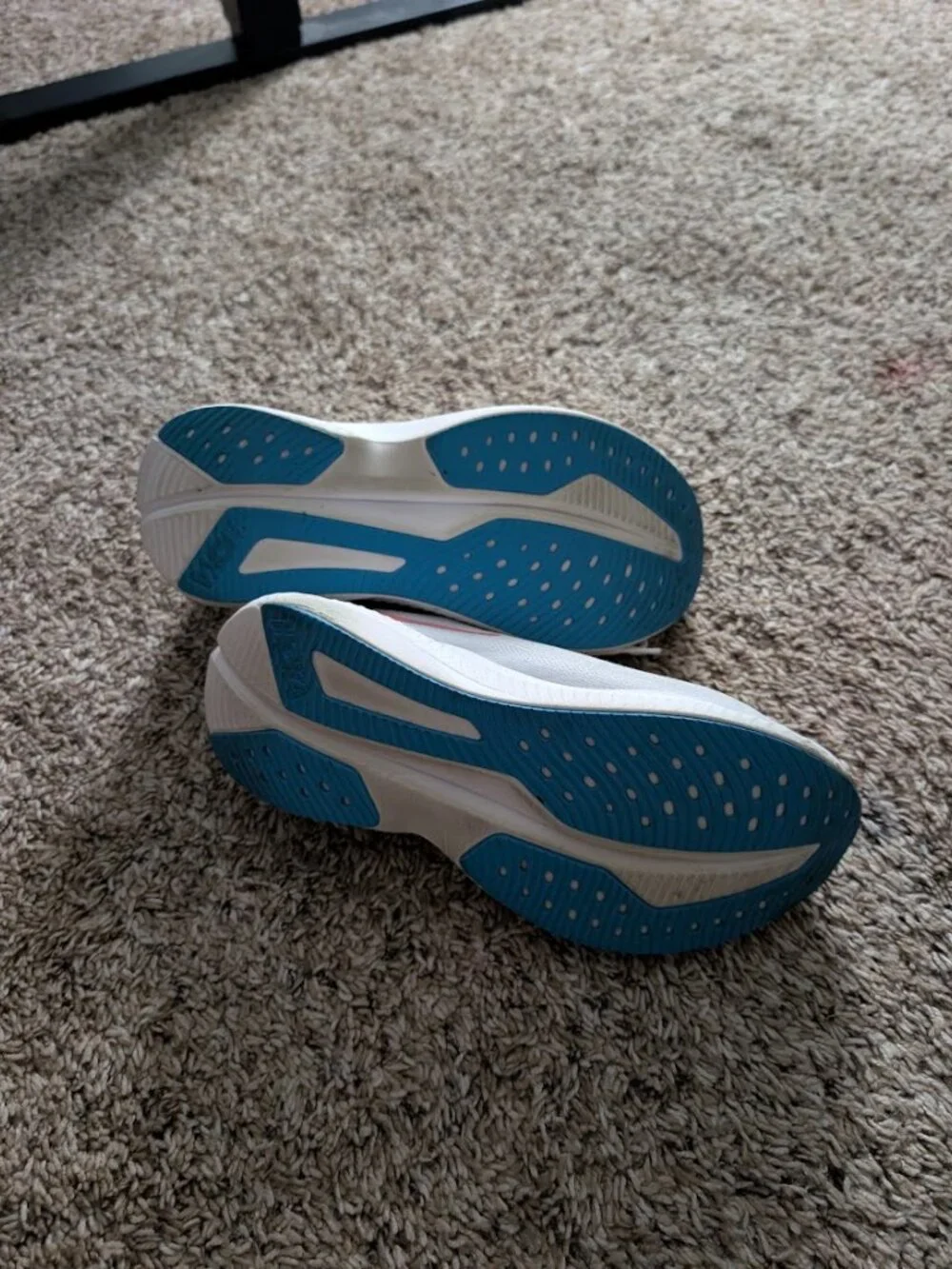 Hoka Mach 6 White Nectar Blue Running Shoes Women's Size 8.5 B 1147810 WNCL